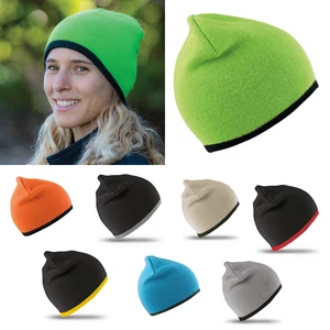 Result Winter Essentials Reversible Fashion Fit Hat RC046X - Casual Warm Beanie
