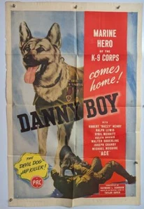 Póster original de la película de 1945 Marine Hero ACE, Robert 'Buzz' Henry "DANNY BOY" RARO - Imagen 1 de 1
