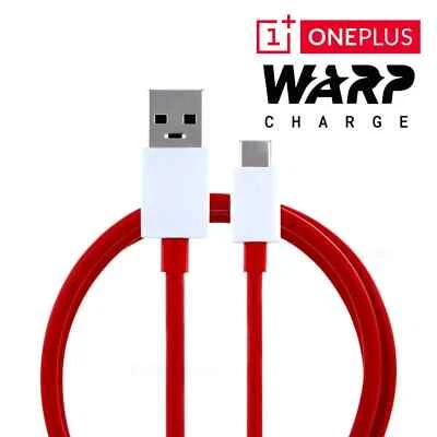 Genuine OnePlus NORD 8 Pro 8T 7 7T 6 5T USB Fast Charger Type-C Warp Dash Cable - Image 1 of 4