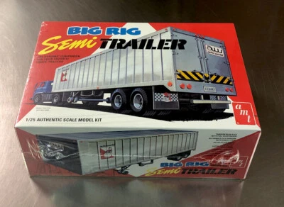 AMT  BIG RIG SEMI TRAILER AUTHENTIC MODEL-KIT  1/25 SCALE SEALED BOX AUTO WORLD - Image 1 of 4