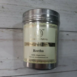 Khadi Natural Herbal Pure Organic Hair Care Reetha Powder 150g (MADE IN INDIA) - Picture 1 of 3
