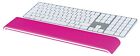 Leitz Ergo WOW Adjustable Keyboard Wrist Rest, Two Height Settings, Pink/White, 