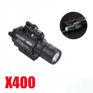 Tactical Red/Green Laser+White Light Metal LED Pistol Flashlight - Picture 1 of 19