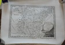 Large 1797 Map of France by la Calcograria Camerale Rome 4th Folio Loire Region