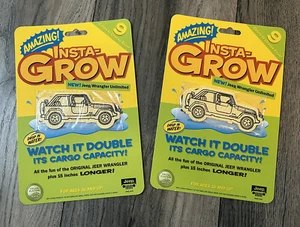 SET BESTEHEND AUS 2 VINTAGE JEEP WRANGLER UNLIMITED INSTA-GROW PROMO ANZEIGE VERSIEGELT  - Bild 1 von 3