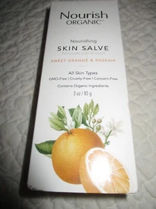 Nourish Organic Skin Salve Sweet Orange & Rosehip New Boxed 3 fl. oz bottle - Picture 1 of 1