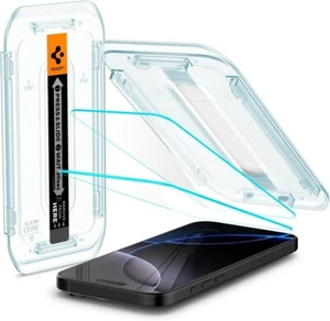 Spigen Glas.Tr EZ Fit Tempered Glass Screen Protector for Iphone 16 Pro - 2 Pack - Picture 1 of 7