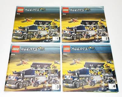 LEGO Agents 8635 - Mission 6: Mobile Command Center - SOLO manuales de instrucciones Foto 1 de 2