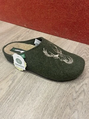 Dr. Brinkmann Herren Hausschuhe Naturfilz Pantoletten