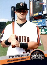 2016 Aberdeen Ironbirds Choice #20 Ryan McKenna Dover New Hampshire NH Card
