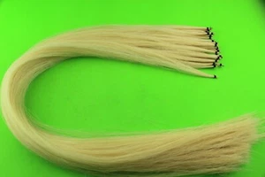 15 Hanks Blanco Cola de Caballo Pelo Violín Arcos Pelo Caballo Mongol Alta Calidad - Imagen 1 de 3
