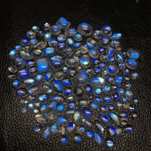 Rainbow Moonstone Loose Cabochon Ethical Gemstone Natural - Picture 1 of 4