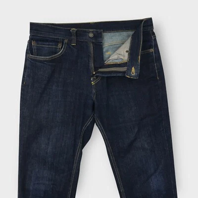 PrAna Feener Jeans Straight Fit Dark Blue Wash Denim Men’s Size 33x31 - Image 1 of 4