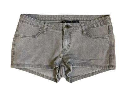 City Streets Gray Stretch Denim Shorts Size 5 Women's Juniors - Image 1 of 4