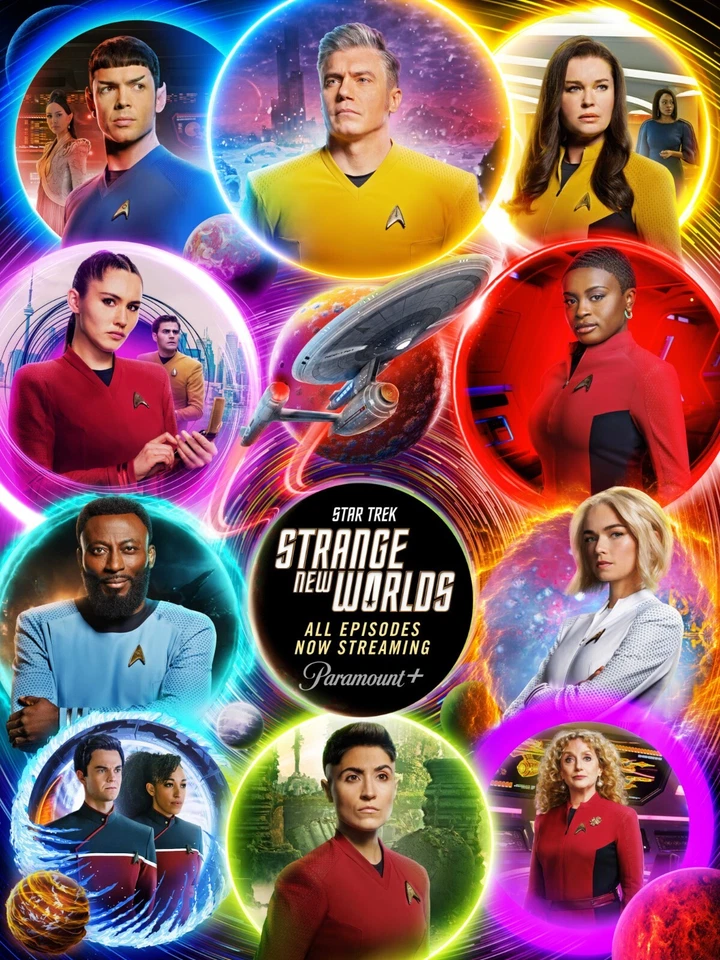 Star Trek Strange New Worlds poster - 12 x 16 inches - Star Trek poster