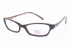 NEW DIANE VON FURSTENBERG DVF 5015 BROWN AUTHENTIC DESIGNER EYEGLASSES 52-16 - Picture 1 of 4