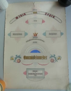 Max Josef PORTNER: certificado 1859, cruz de oro al mérito jardinero de la corte laxenburg - Imagen 1 de 12