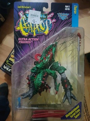 *Figura de acción Todd McFarlane Toys Spawn Total Chaos Thorax 1996 película sin usar, en caja Foto 1 de 2