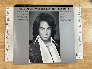 NEIL DIAMOND HIS 12 GREATEST HITS SUPER DISK AUDIOPHILE LP "SWEET CAROLINE" - Picture 1 of 3
