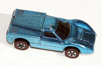 Hot Wheels Redline Ford J-Car Lite Blue Vintage 1967 US Mattel - Image 1 of 4