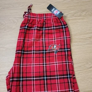 NFL Tampa Bay Buccaneers Mens Flannel Plaid PJ Pajama Lounge Pants bottoms 2XL - Picture 1 of 8