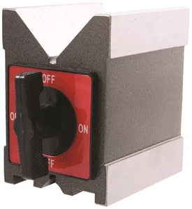 3402-0901 3.75 x 2.75 x 4 Inch Magnetic V-Block with Switch - Picture 1 of 3
