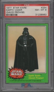 1977 Topps Star Wars #254 Darth Vader (David Prowse) PSA 8 NM-MT - Picture 1 of 2