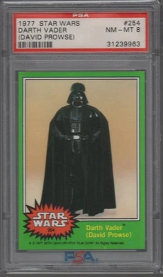 1977 Topps Star Wars #254 Darth Vader (David Prowse) PSA 8 NM-MT - Image 1 of 2