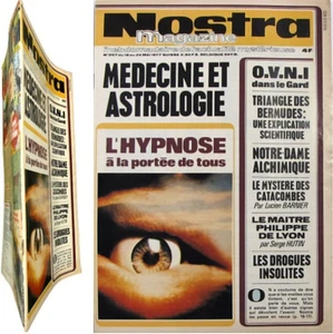Nostra n°267 1977 Magazine actualité mystérieuse Astrologie Hypnose Catacombes - Imagen 1 de 13