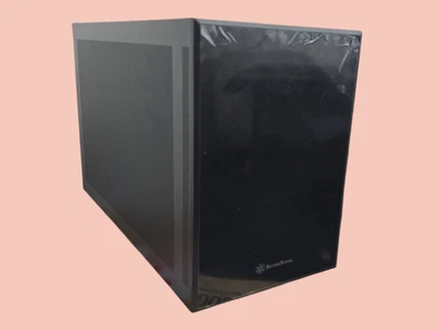 @NEW/MINOR DAMAGE@ SilverStone SUGO 17, Black, Compact Micro-ATX Chassis, MSI01 - Image 1 of 4