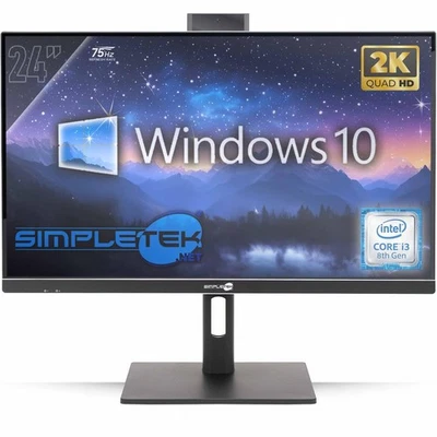 All In One 24" 2K 75Hz I3 8Th Gen Win 10 Ram 16Gb Ssd 480Gb Gpu Gt710 2Gb Gaming - Image 1 of 4