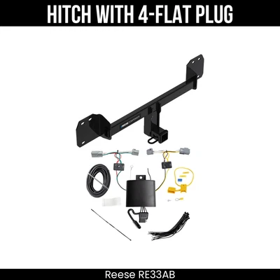 Enganche de remolque Reese + cableado de 4 vías para receptor 19-25 Volvo XC40 84245 2" clase 3 Foto 1 de 2