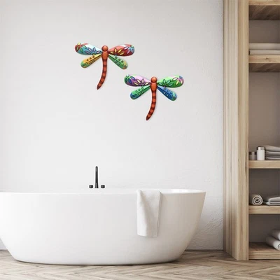 2 stücke kreative libelle ornamente exquisite libelle pendants insekt anhänger - Bild 1 von 4