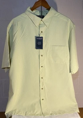 Roundtree Yorke Performance 2XL Hombre Alto Nuevo Con Etiquetas MUY BONITO Amarillo Cuadros Foto 1 de 3