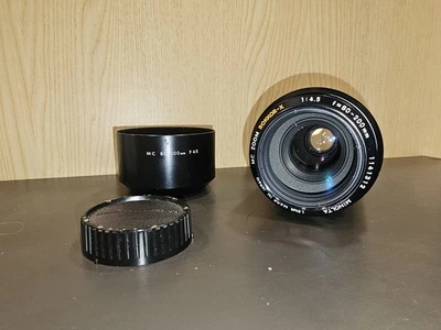 Minolta MC Zoom Rokkor-X 80–200mm f/4.5 Lens Japan Manual Focus SR Mount EXCELEN - Image 1 of 4