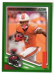 2025 Score #67 BUCKY IRVING 'GREEN' VARIATION CARD! BUCCANEERS - Picture 1 of 1