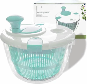 Salad Spinner - Salad Washer, 5L Salad Dryer Salad Spinners with Vegetable Washi - Picture 1 of 12