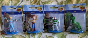 Disney Toy Story SET OF (4) FOUR Figurines-Buzz Lightyear/Woody/Bo Peep/Rex-NIP - Picture 1 of 5