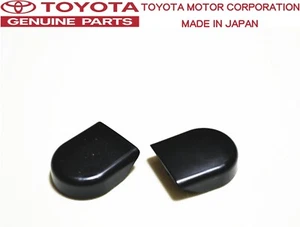 TOYOTA 93-02 JZA80 SUPRA MK4 Juego de tapa de tuerca de brazo limpiaparabrisas delantero OEM - Imagen 1 de 2