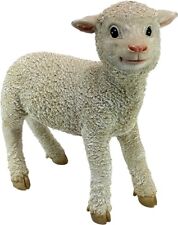 Realistic Lamb Sheep Ornament Sculpture Figurine Large Cute