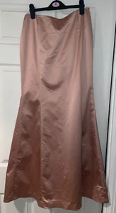 Coast Ladies Pink Satin Maxi Mermaid Skirt UK Size 10 - Picture 1 of 5