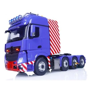 LESU 1/14 8X8 RC Tractor Truck Model 3-speed Transmission Metal Chassis Smoke - Picture 1 of 12