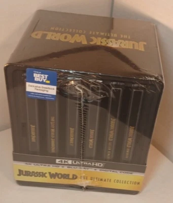 Jurassic World: The Ultimate Collection Steelbook (4K/Blu-ray) NEW-Box Shipping - Image 1 of 4