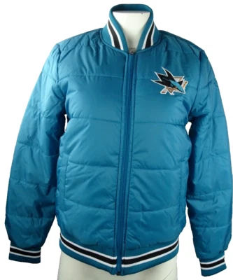 San Jose Sharks NHL G-III Women's Puffer Jacket - Image 1 of 4