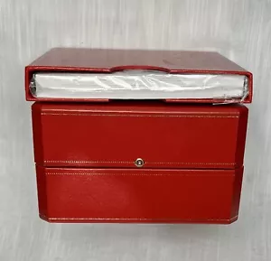 Vintage Cartier Complete Set Watch Box Brand new sealed Booklets Genuine #B1 - Picture 1 of 10