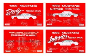 Mustang Assembly Manual Set 1966 - Foto 1 di 2