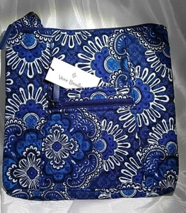 Vera Bradley's HIPSTER PURSE in BLUE TAPESTRY Pattern, Retails $60 NWT - Picture 1 of 10