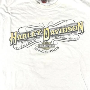2012 Harley-Davidson White T-Shirt XL Durango Colorado Skull USA Biker Tee - Picture 1 of 10
