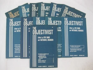 Vintage Ayn Rand The Objectivist Newsletter Volume 6 Complete 12 issues 1967 VG - Imagen 1 de 7