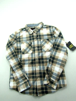 Victory Sportswear Shirt Boys Large 12/14 Soft Polyester Fleece Button Up NWT - Image 1 of 4